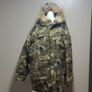 State Property Camouflage Down Jacket Sz 4x